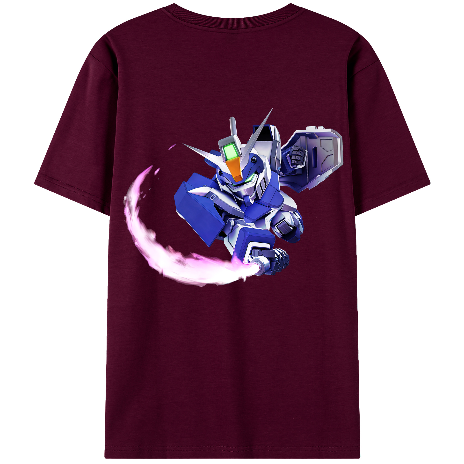 （画像用） 機動戦士ガンダム Mobile Suit Gundam レディース半袖Tシャツ(バックプリント)